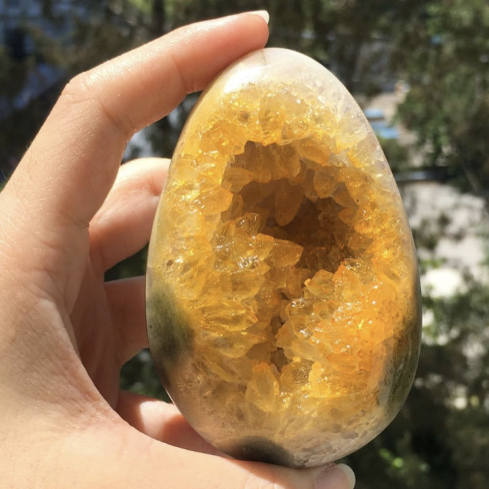 Crystals Fairy Citrine Egg