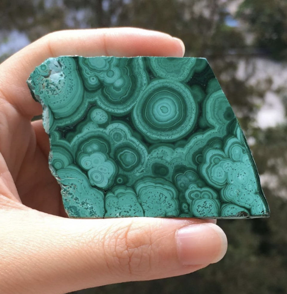 Crystals Fairy Malachite Slab